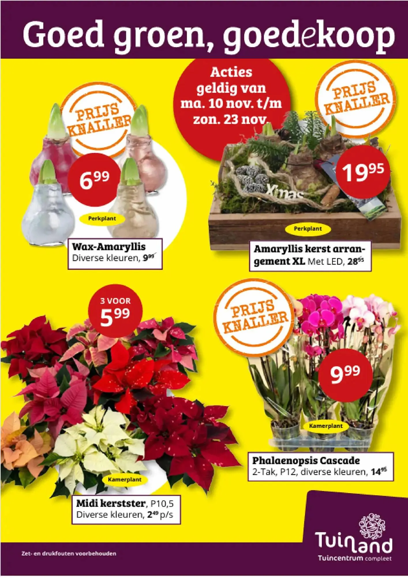 Tuinland folder van 10 november tot 23 november 2025 - Folder pagina 1