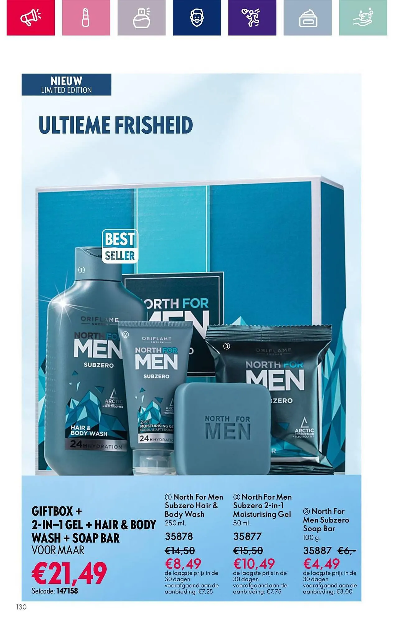 Oriflame folder van 1 december tot 19 december 2023 - Folder pagina 130