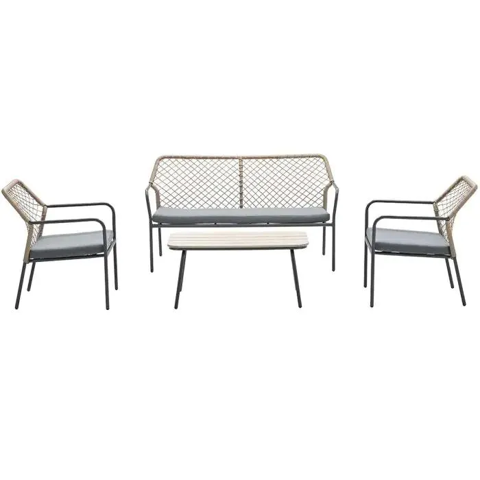 Ross loungeset 4-delig - taupe