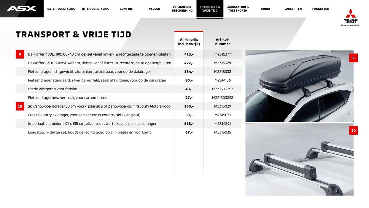 Mitsubishi Asx van 30 maart tot 30 maart 2025 - Folder pagina 11