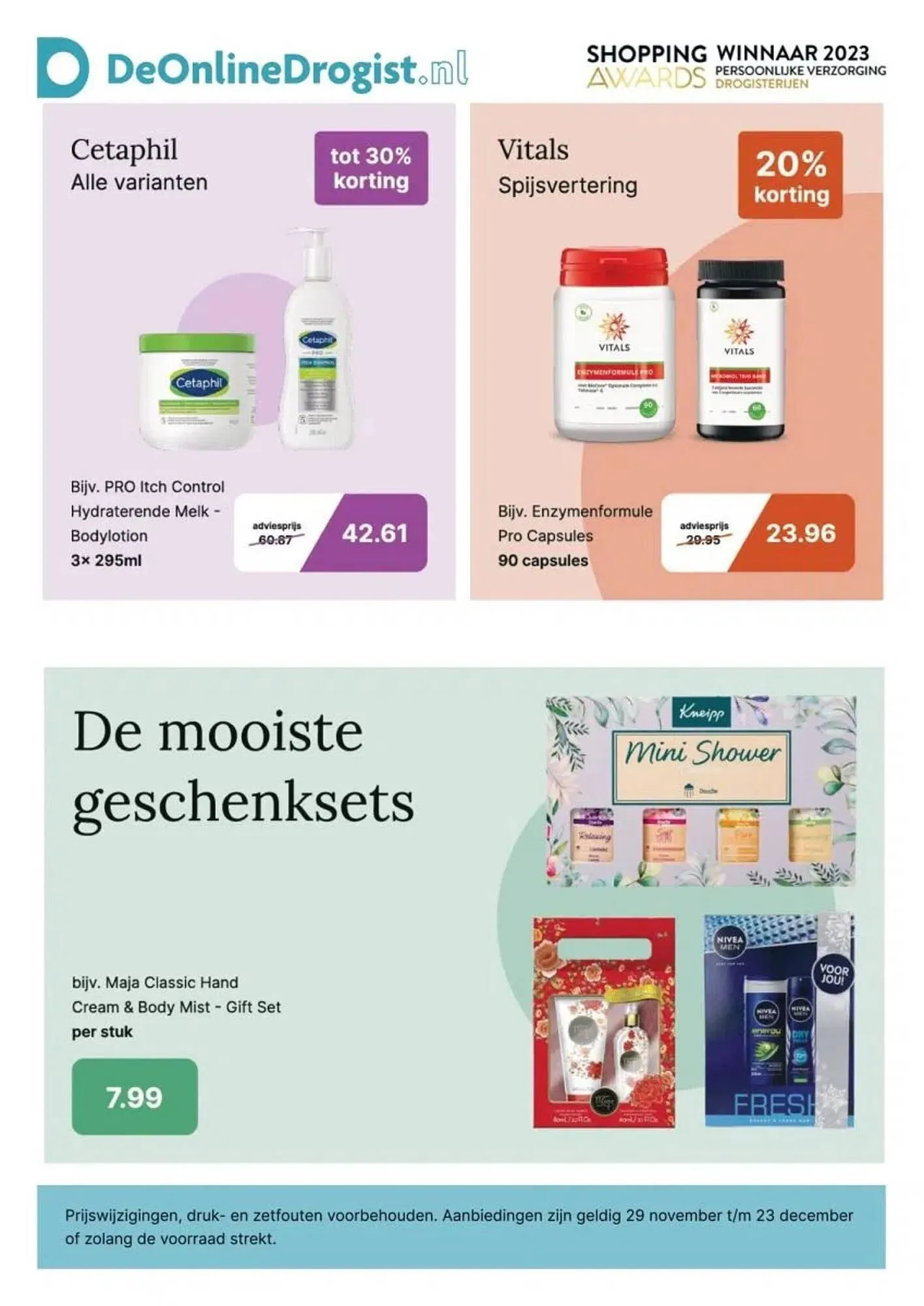 De Online Drogist folder van 30 november tot 23 december 2023 - Folder pagina 12
