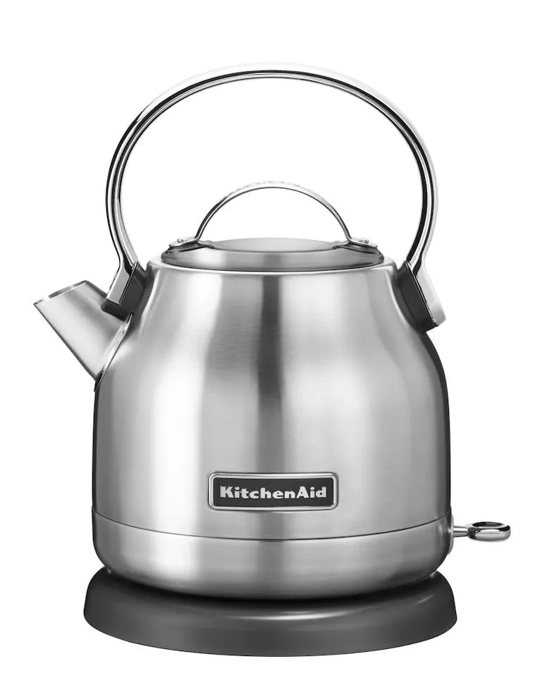 KitchenAid Waterkoker 5KEK1222ESX, roestvrij staal/ aluminium, 262 x 178 x 226 mm, 1,25 l, 1,14 kg, automatische uitschakeling, 360° basis, 2200 W