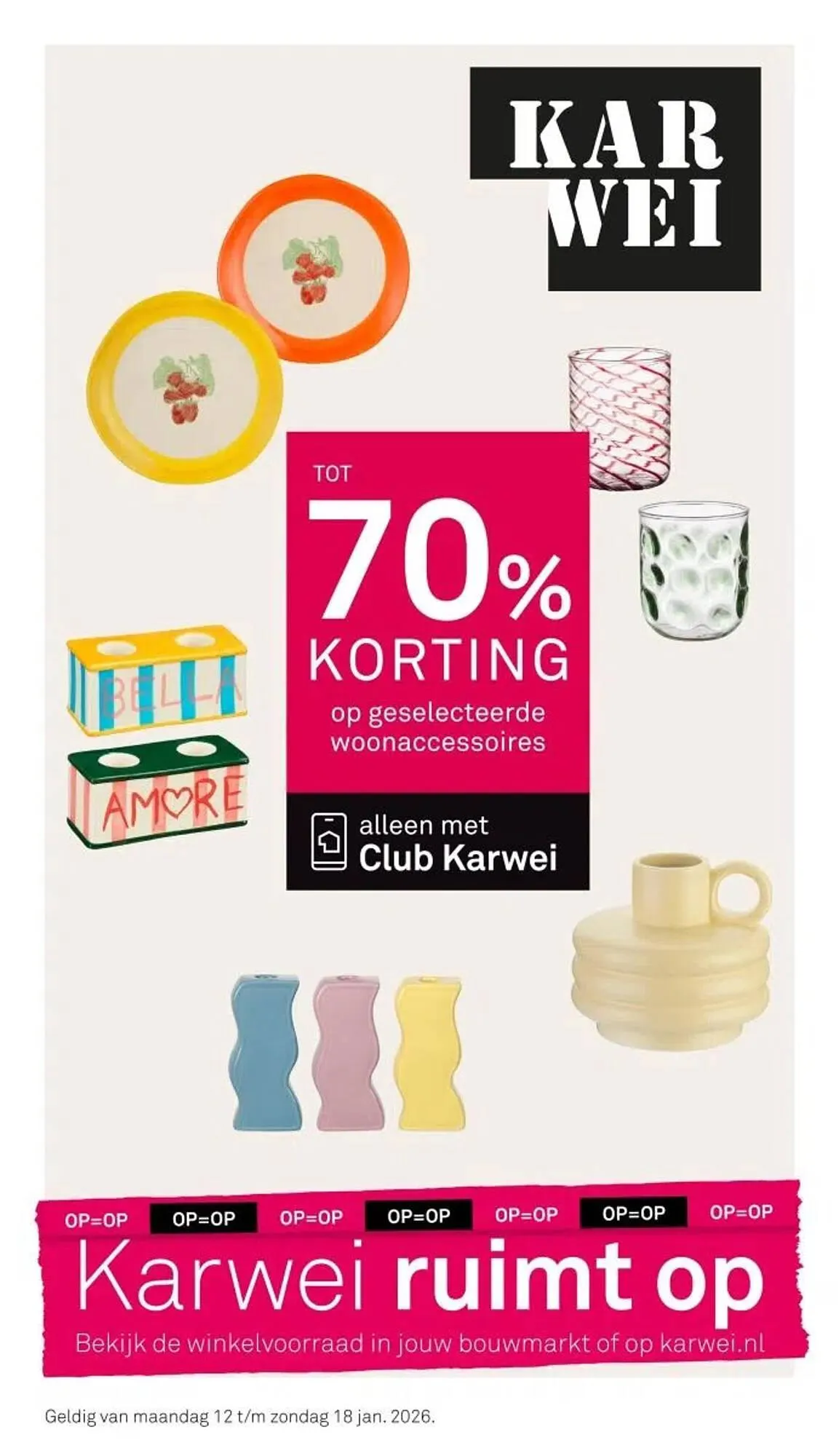 Karwei folder van 12 januari tot 18 januari 2026 - Folder pagina 1
