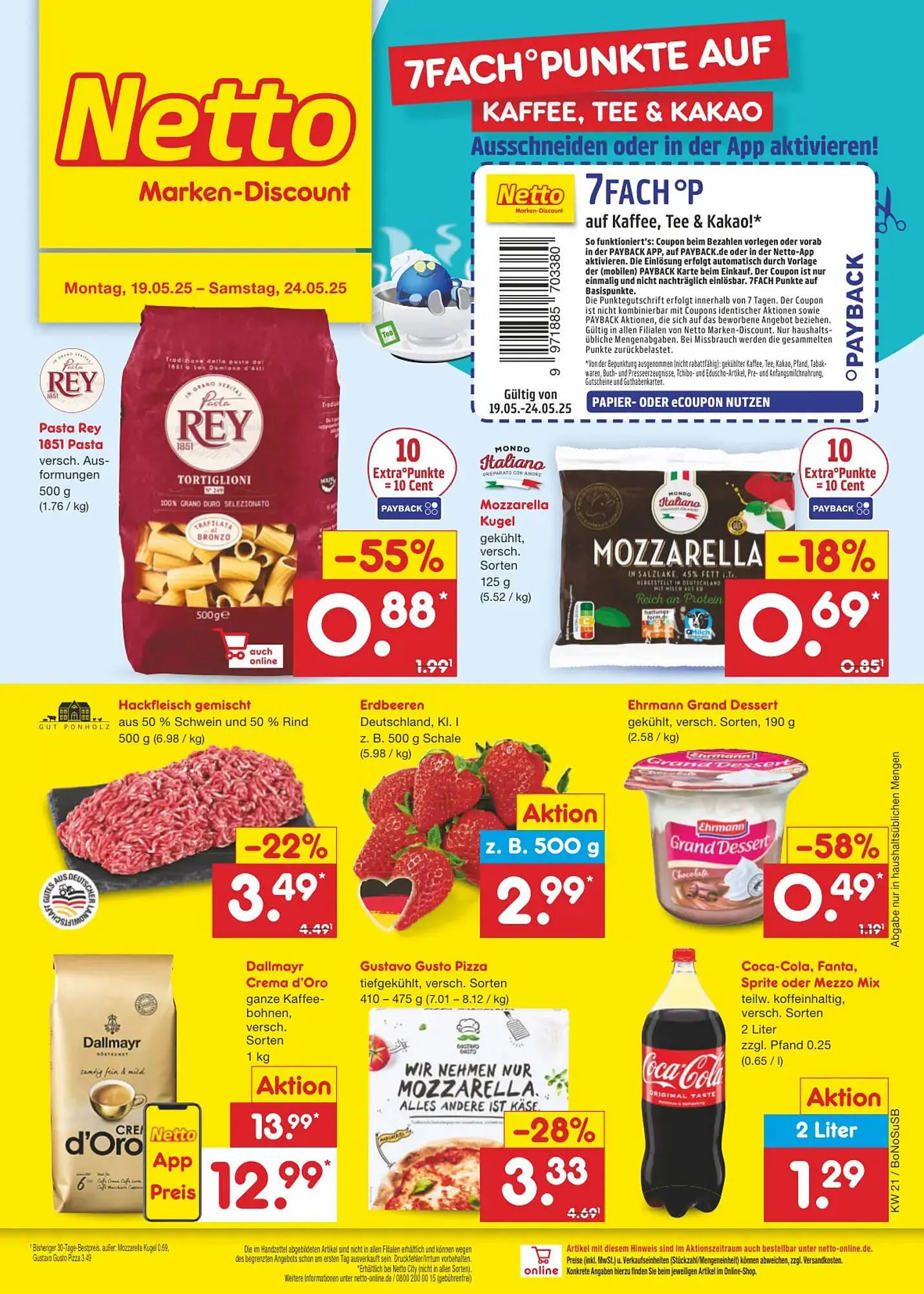 Netto Marken-Discount DE folder van 19 mei tot 24 mei 2025 - Folder pagina 1