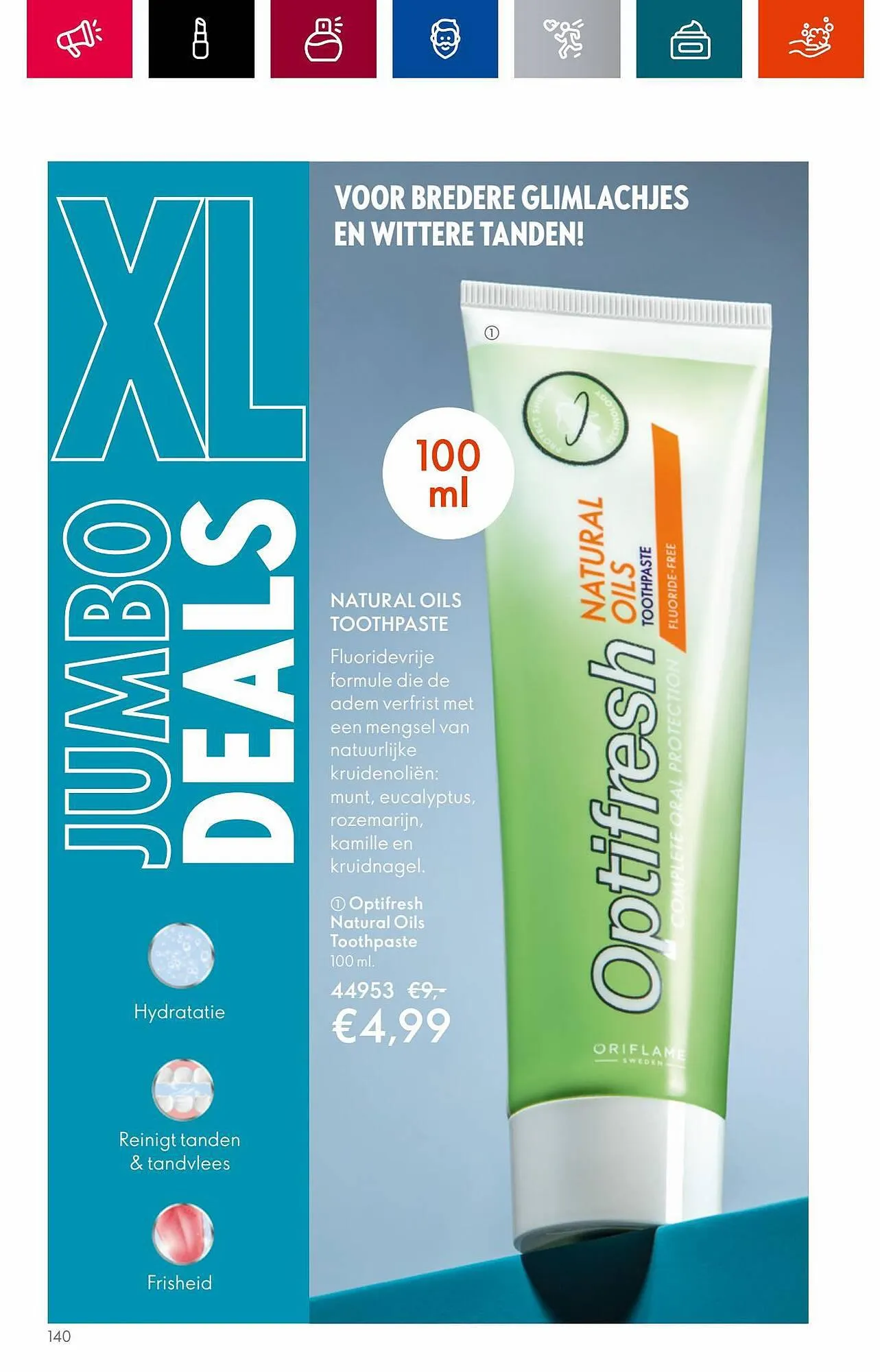 Oriflame folder van 18 juli tot 1 augustus 2023 - Folder pagina 140