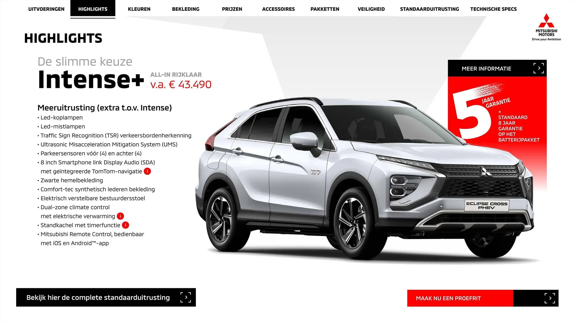 Mitsubishi Eclipse PHEV folder van 8 januari tot 8 januari 2024 - Folder pagina 5