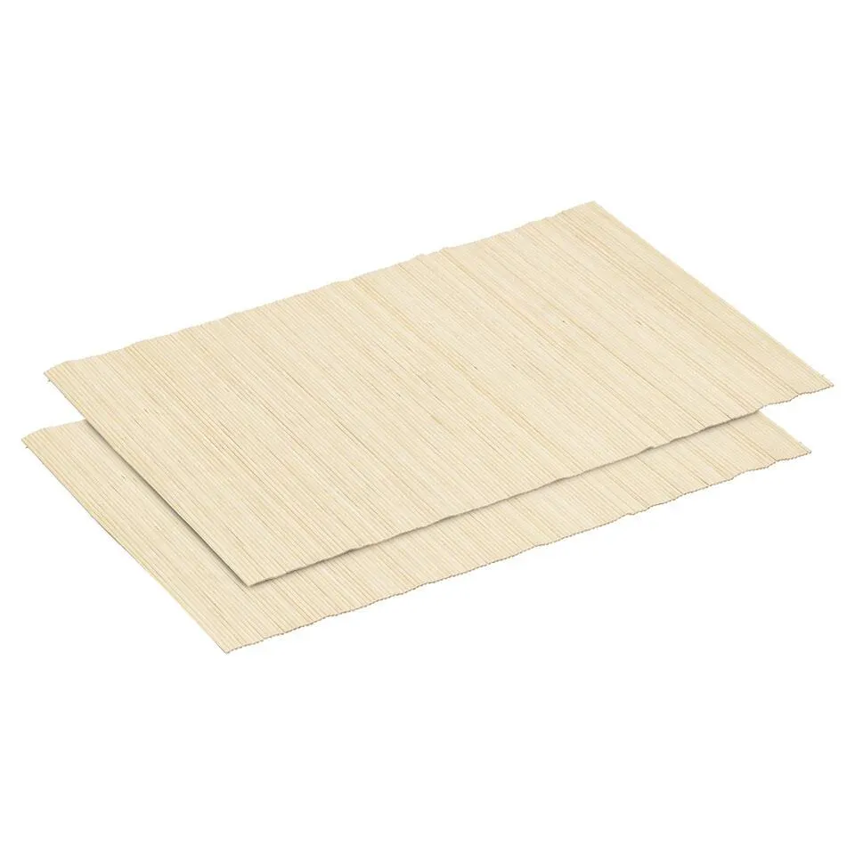 Placemat Bamboo Naturel 2 Stuks