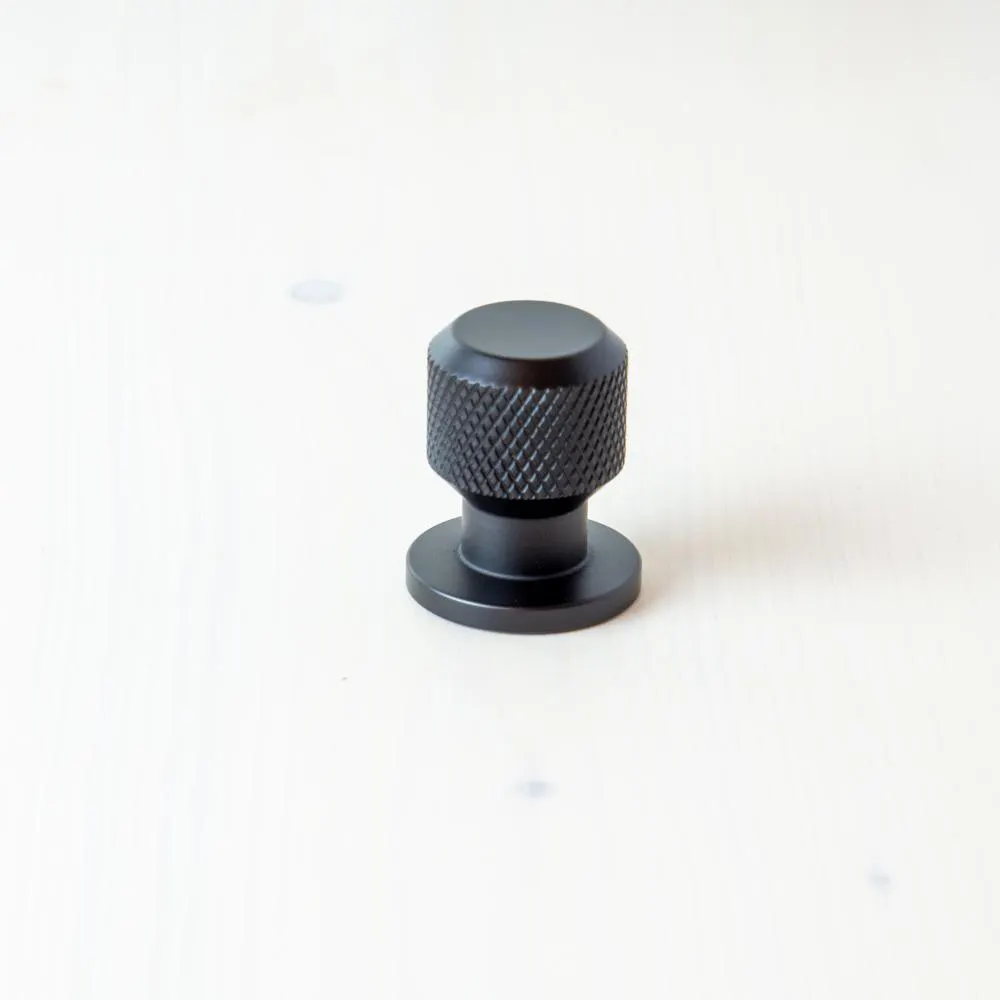 Manor knop zwart