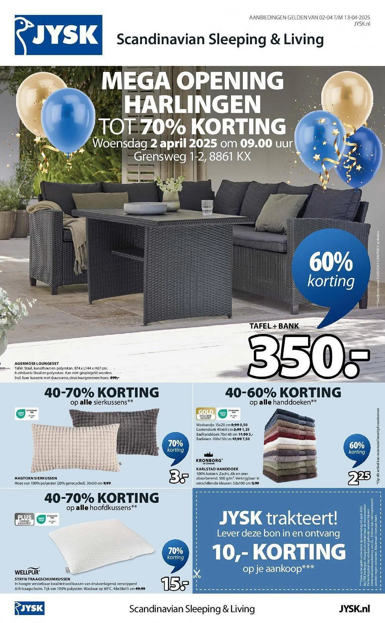 Jysk folder van 23 maart tot 6 april 2025 - Folder pagina 1