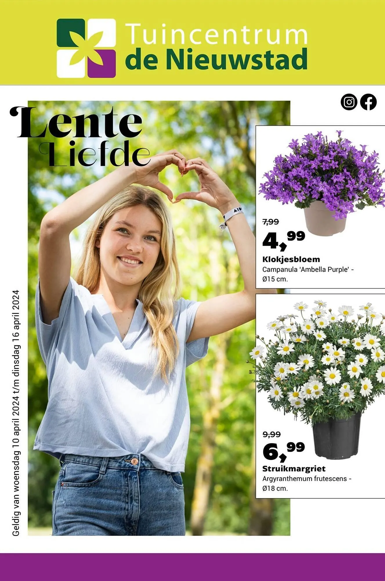 Tuincentrum de Nieuwstad folder - 1