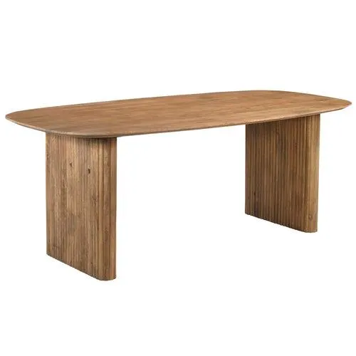 Giga Meubel Eettafel Juro - Deens Ovaal - Mangohout - 200 cm