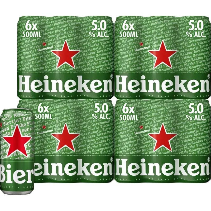 Heineken Premium pilsener 4x6-pack pakket