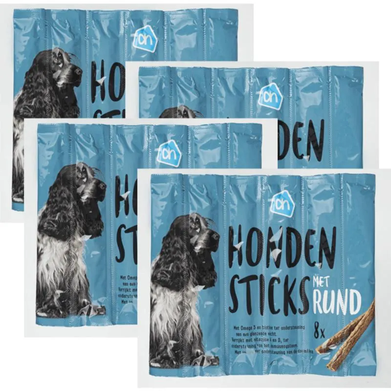 AH Honden sticks met rund voordeelpakket