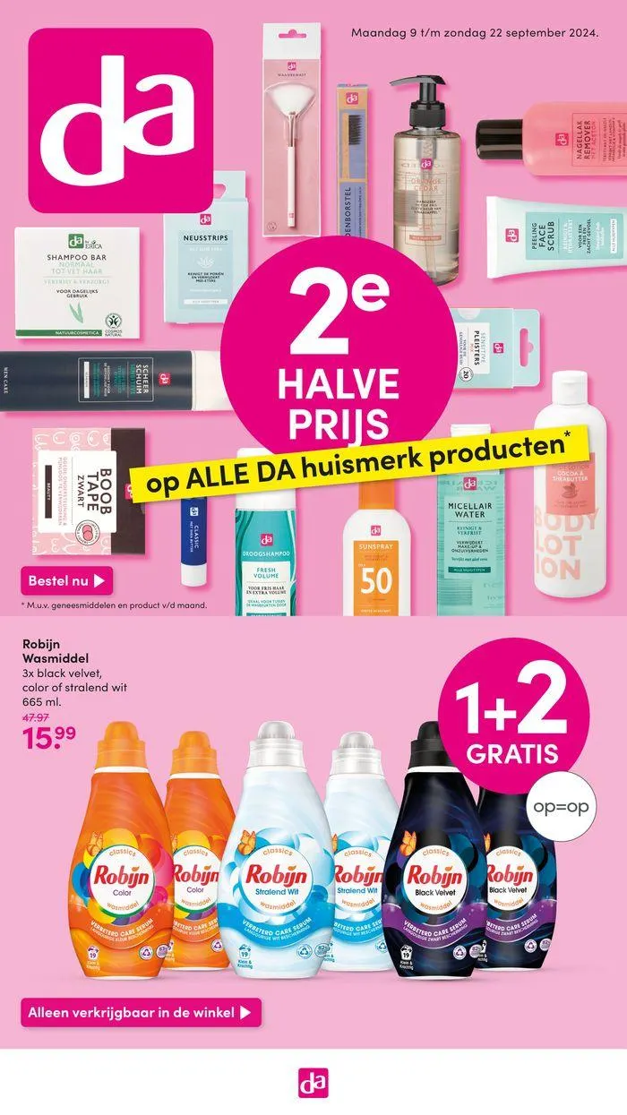 Folder DA! van 18 september tot 2 oktober 2024 - Folder pagina 1