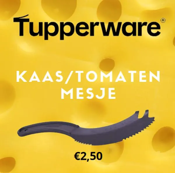 Tupperware kaas / tomatenmesje
