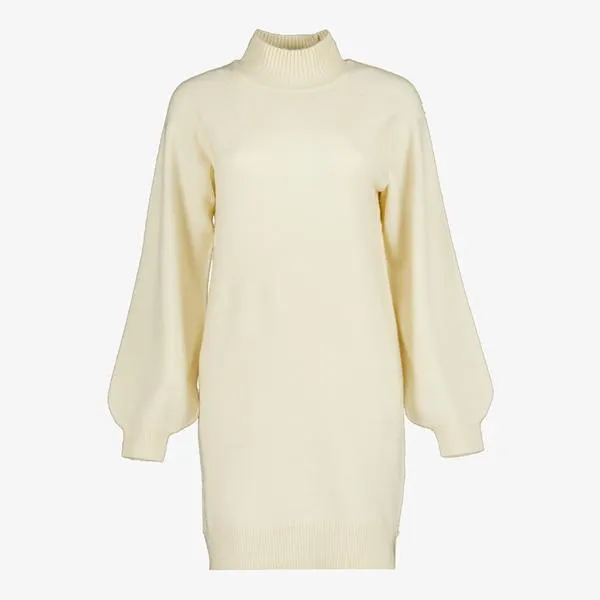 TwoDay gebreide dames jurk beige