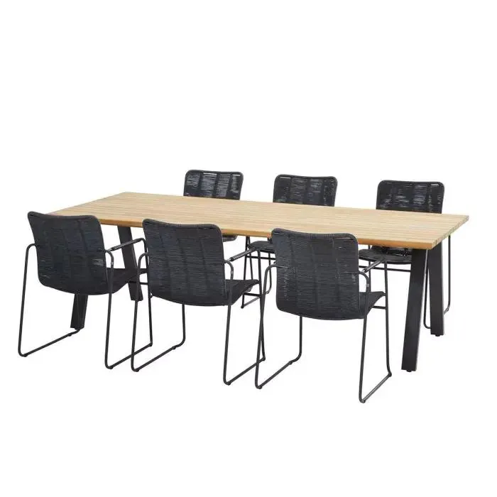 Palma tuinset 7-delig - Ambassador tuintafel 240x100 cm