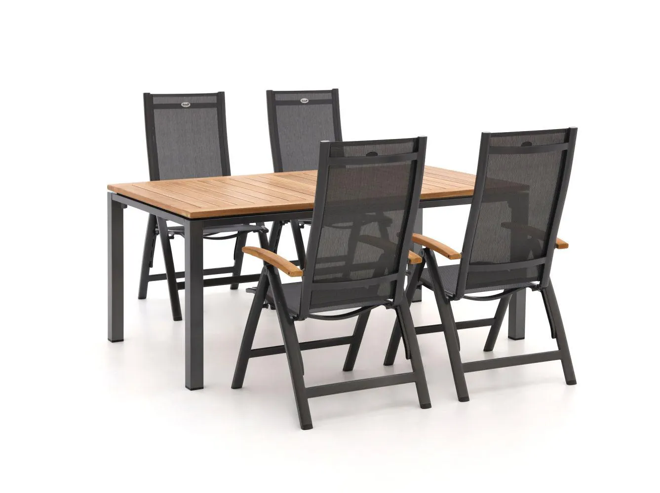 Hartman Troy/Linosa 180cm dining tuinset 5-delig verstelbaar