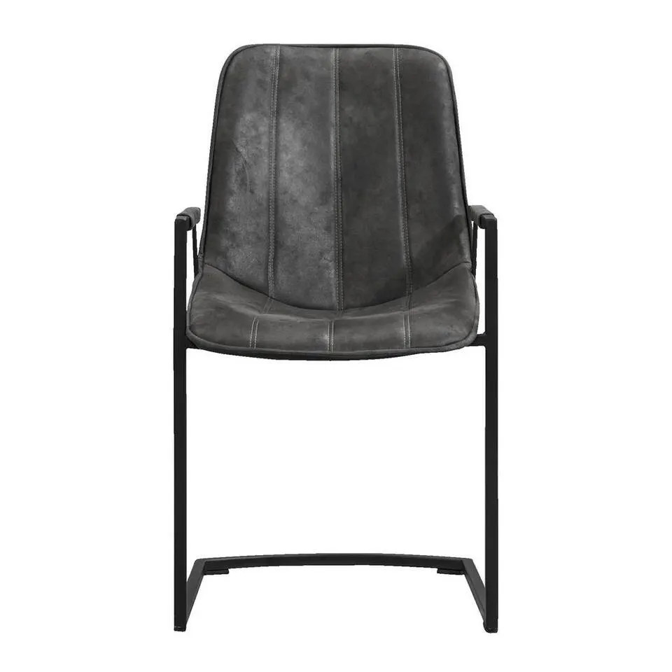 Eetkamerstoel Riv - stof - antraciet