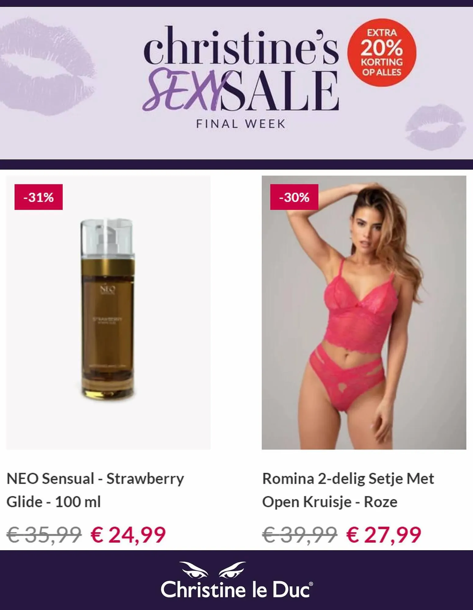 Christine le Duc folder van 31 juli tot 5 augustus 2023 - Folder pagina 2