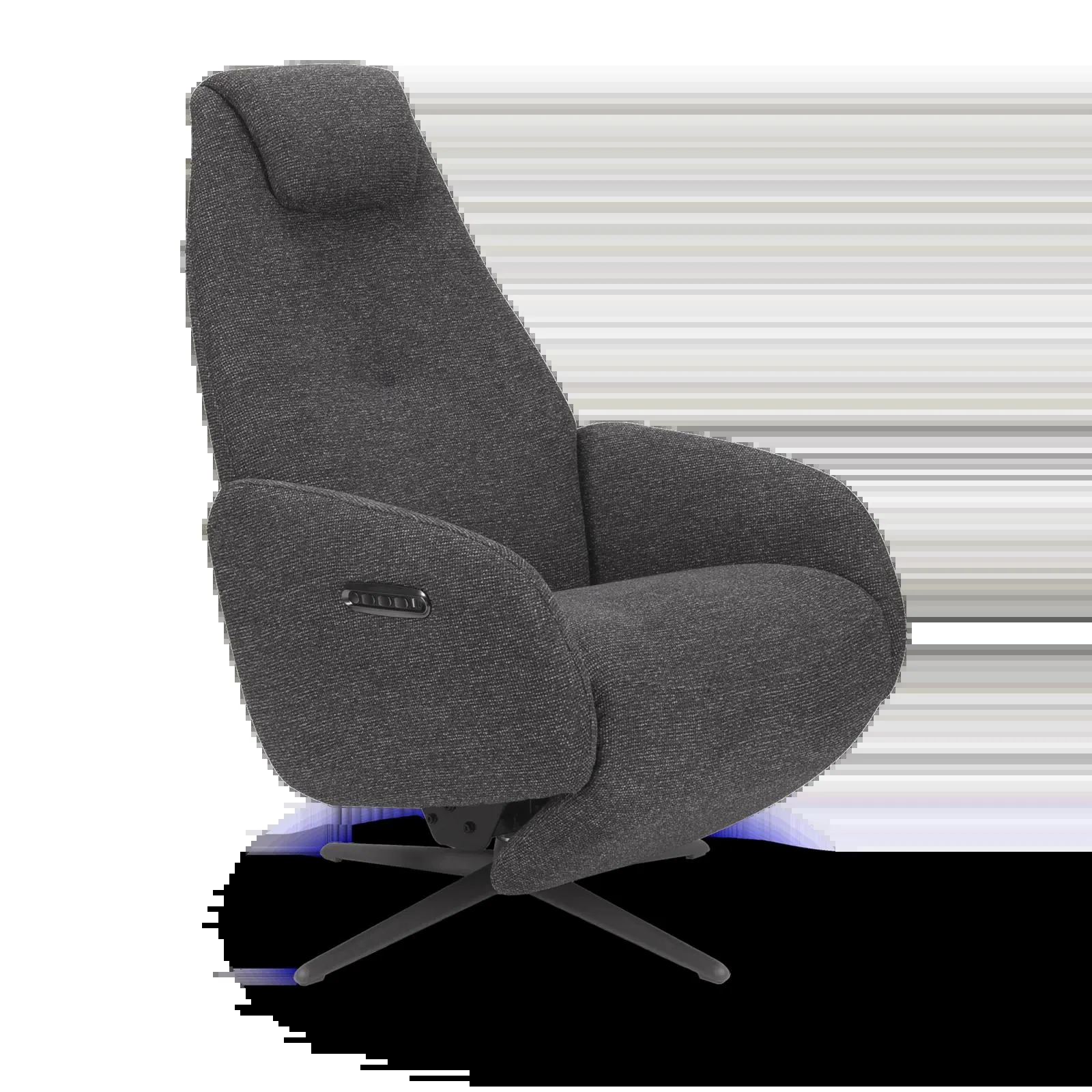 Relaxfauteuil (elektrisch/zwart) Davoli - Sneak Antracite