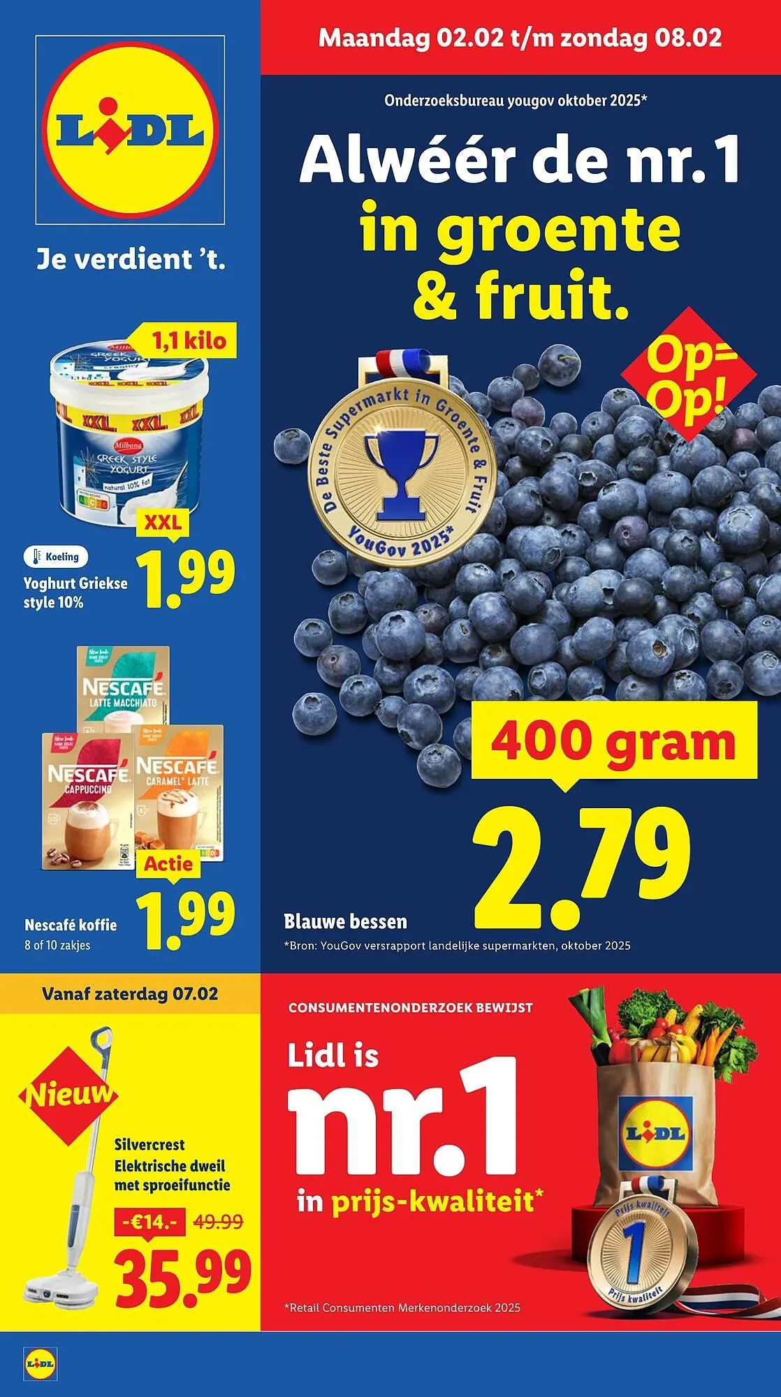 Lidl folder van 2 februari tot 7 februari 2026 - Folder pagina 1