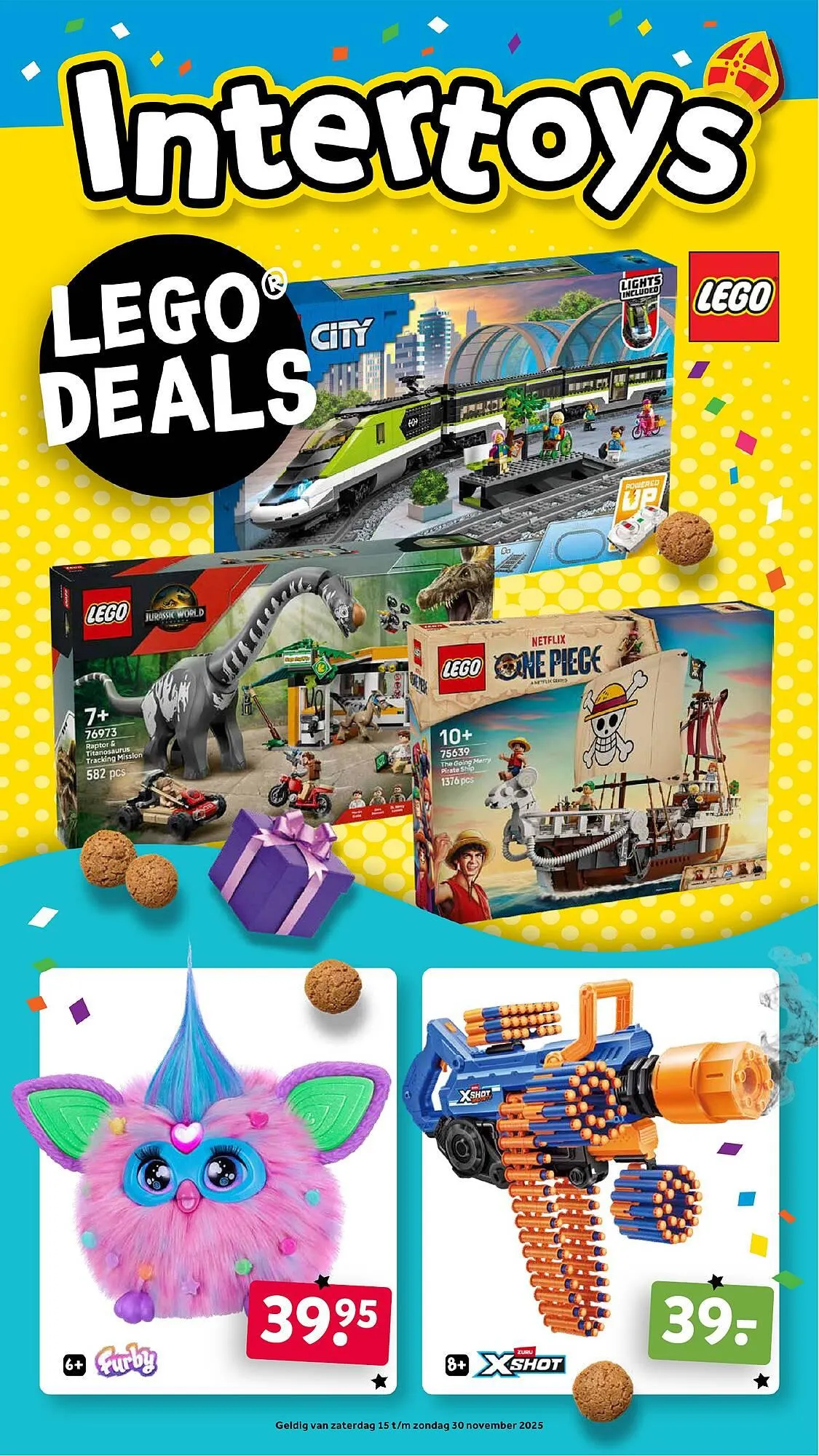 Intertoys folder van 15 november tot 30 november 2025 - Folder pagina 1
