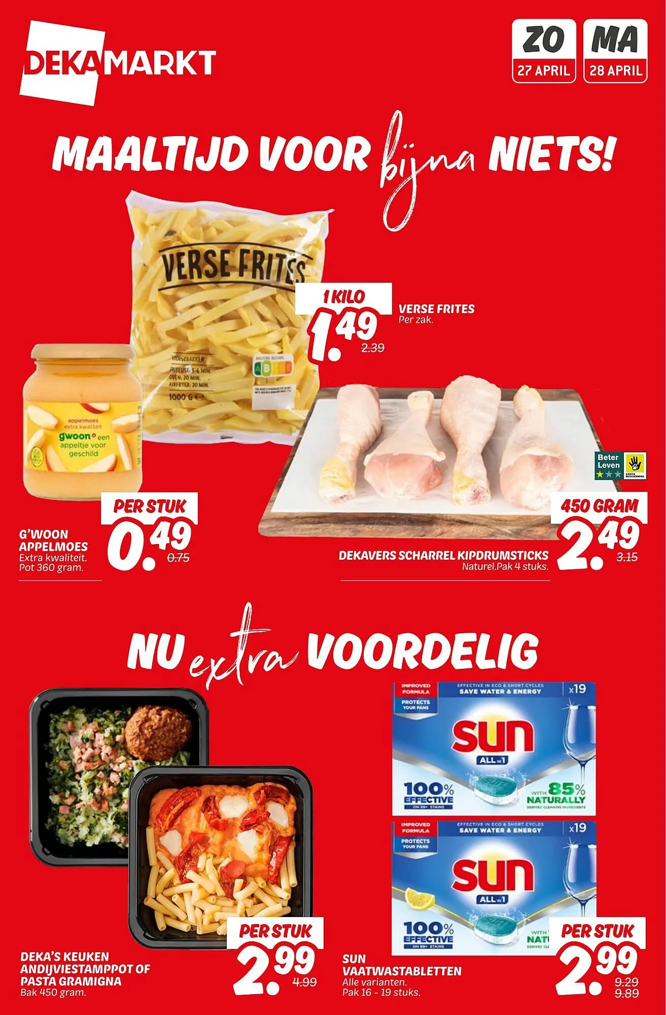 Dekamarkt folder van 27 april tot 28 april 2025 - Folder pagina 1