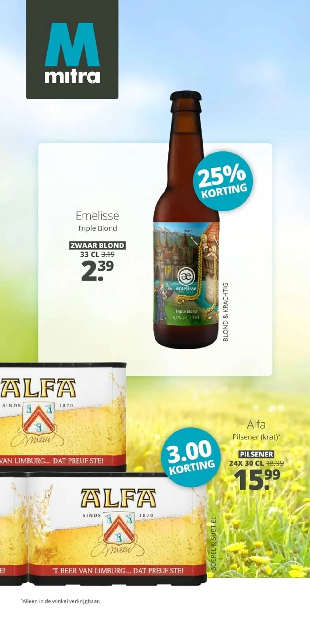 Mitra folder van 31 maart tot 7 april 2025 - Folder pagina 1