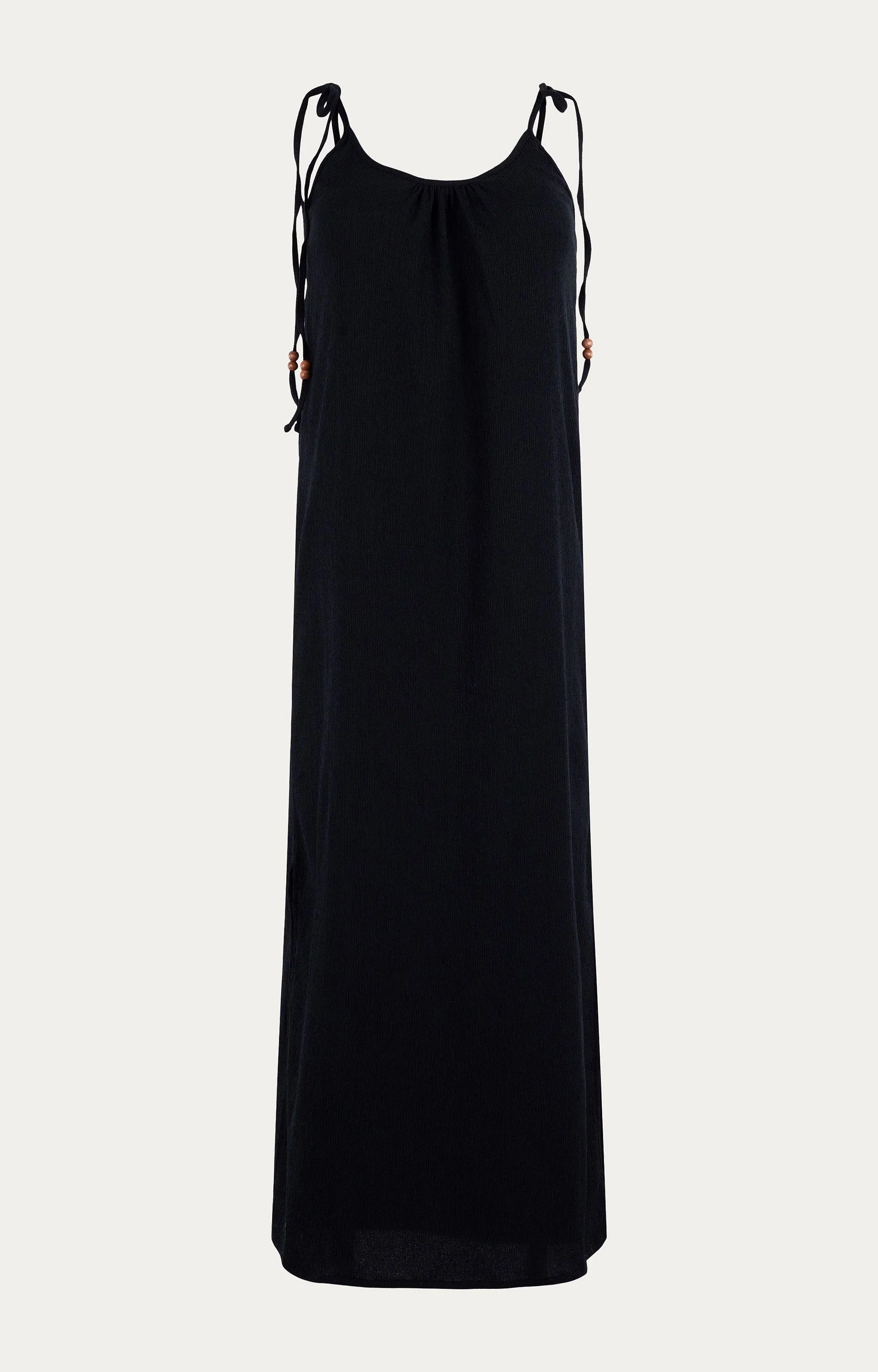 Anna Dames Jurk met crêpe structuur