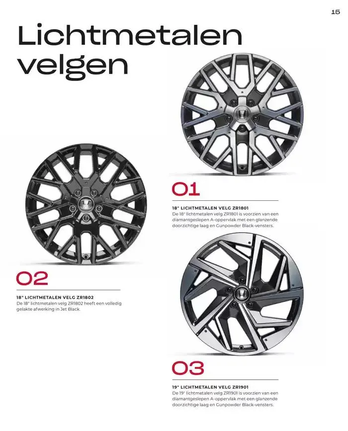 ZR-V Accessories van 19 november tot 30 juni 2025 - Folder pagina 15