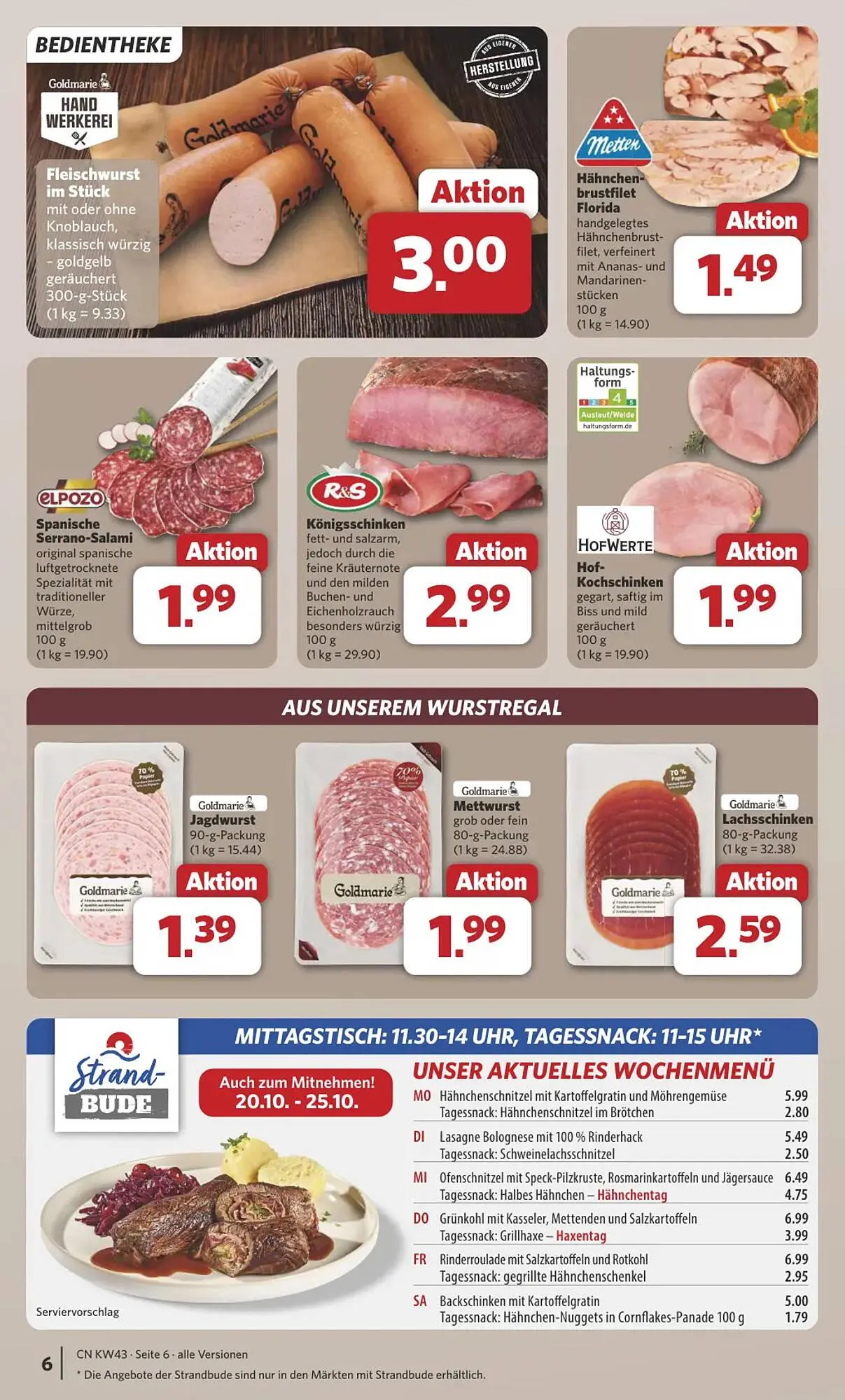 Combi Markt DE folder van 20 oktober tot 25 oktober 2025 - Folder pagina 6