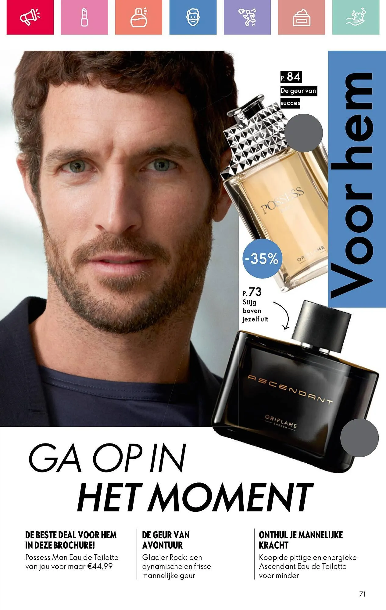 Oriflame folder van 31 maart tot 19 april 2025 - Folder pagina 71