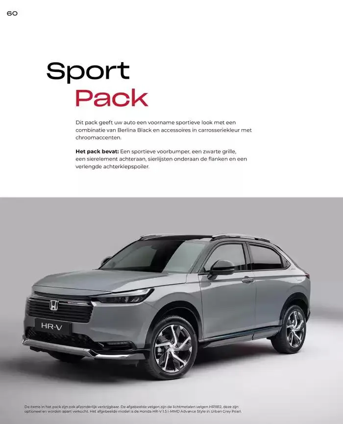 HR-V van 19 november tot 30 juni 2025 - Folder pagina 60