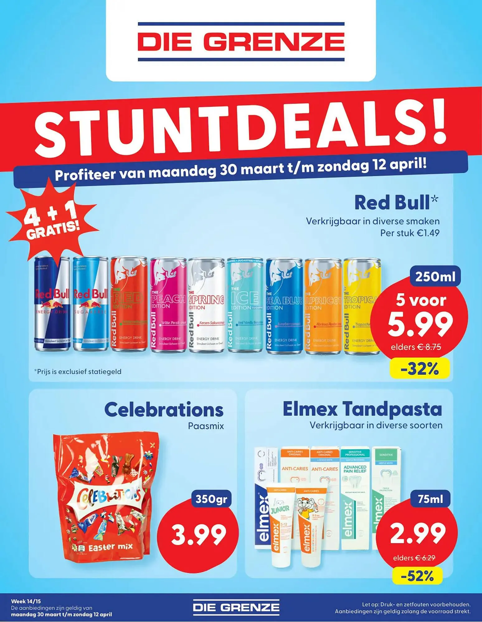 Die Grenze folder van 30 maart tot 12 april 2026 - Folder pagina 1
