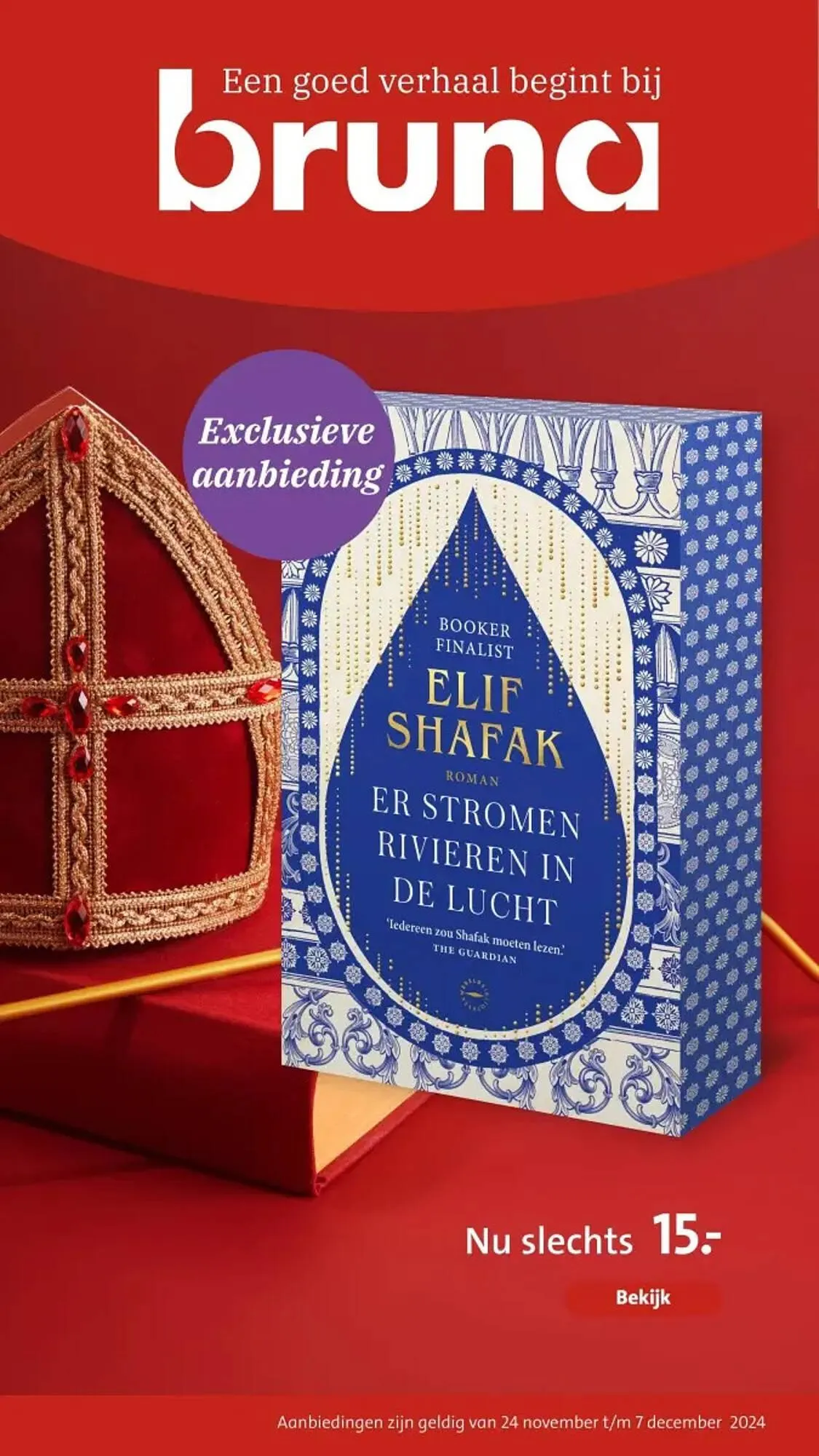 Bruna folder van 24 november tot 7 december 2025 - Folder pagina 1