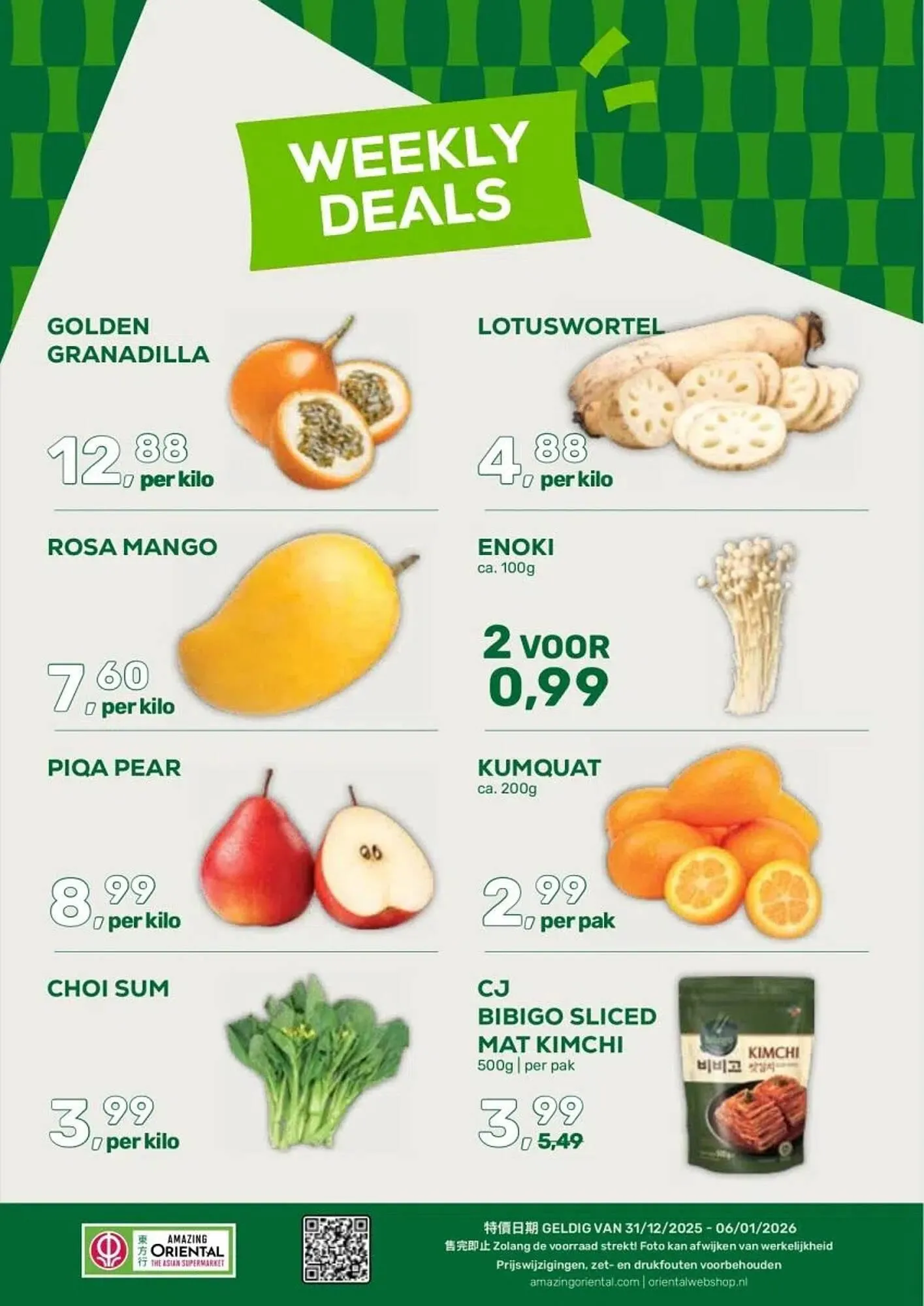 Amazing Oriëntal folder van 31 december tot 6 januari 2026 - Folder pagina 1