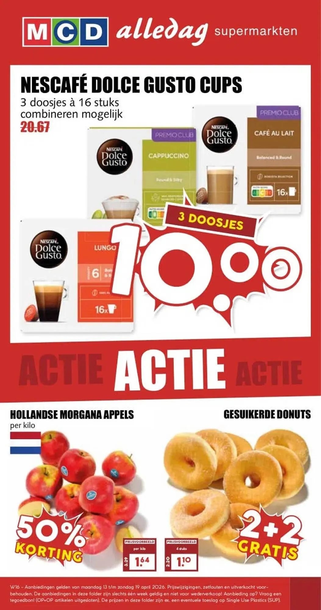 MCD Supermarkt folder van 13 april tot 19 april 2026 - Folder pagina 1