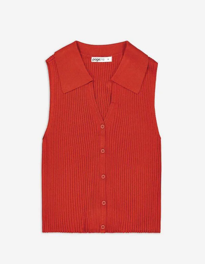 Gebreide top - Viscosemix