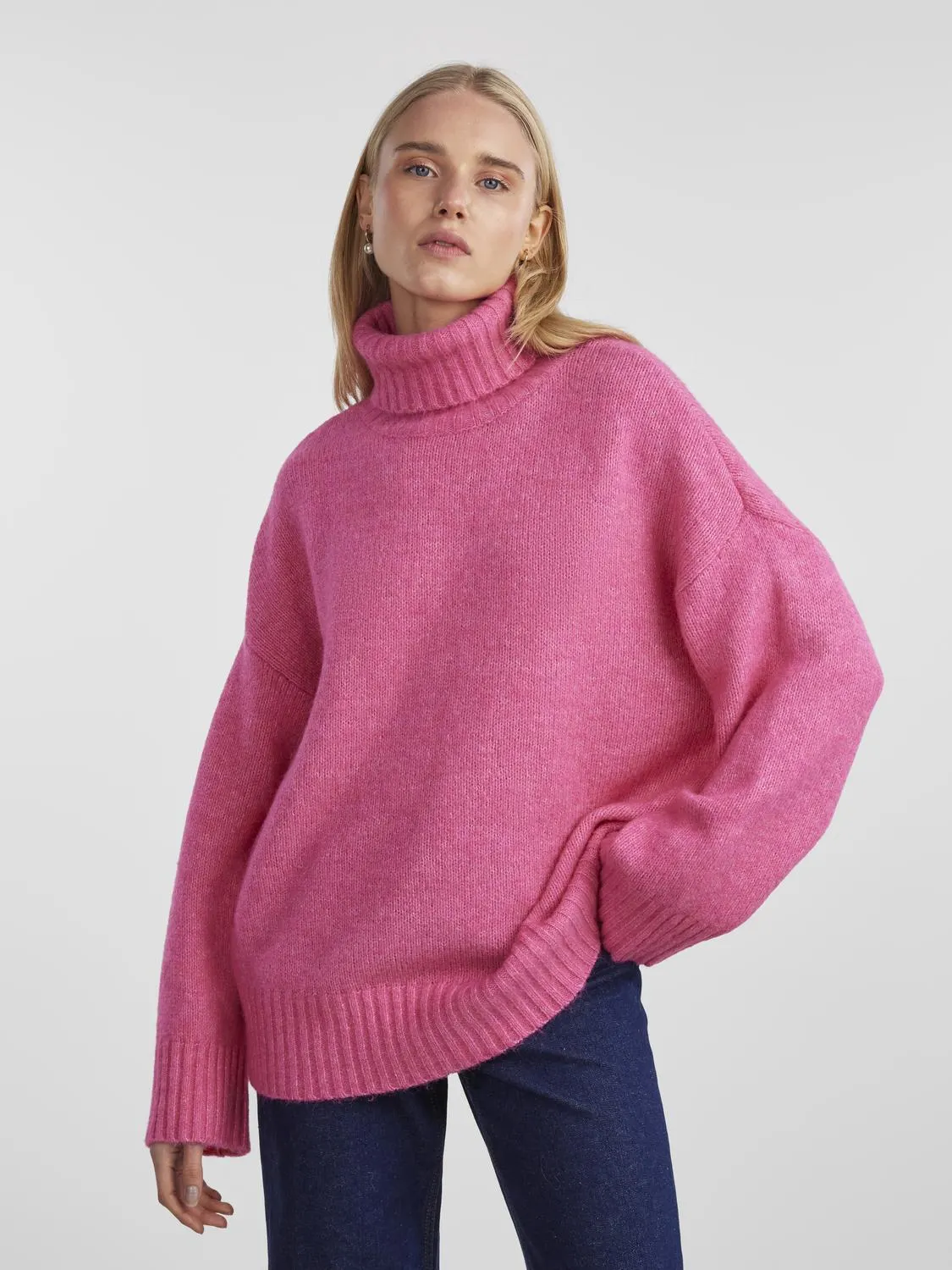 PCNANCY Pullover - Shocking Pink