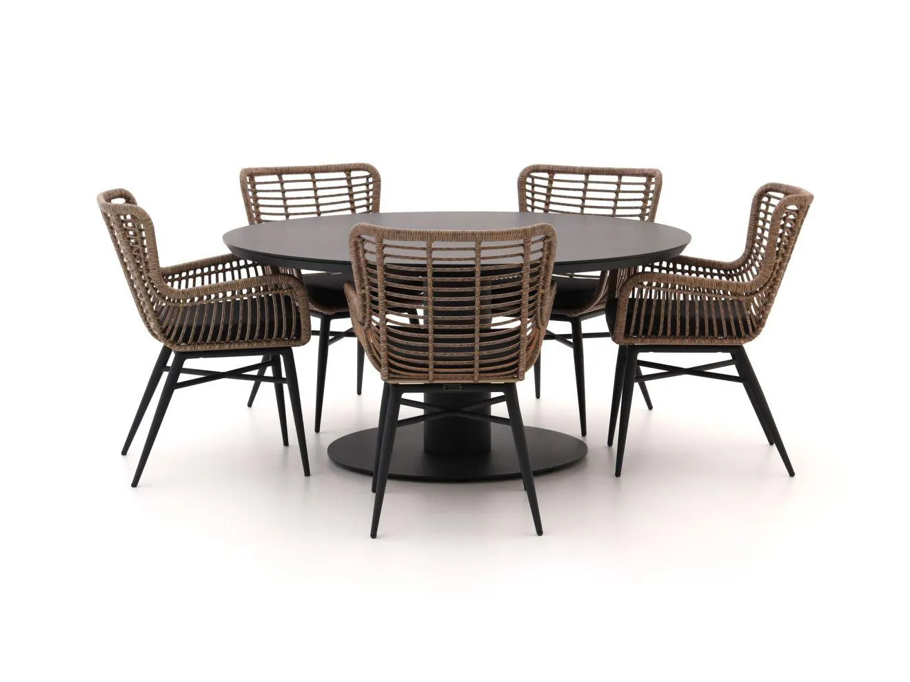 Intenso Asti/La Fonte Ø150cm dining tuinset 6-delig