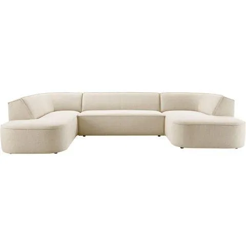 Elementenbank rechts breed Baricci HR koudschuim ecru