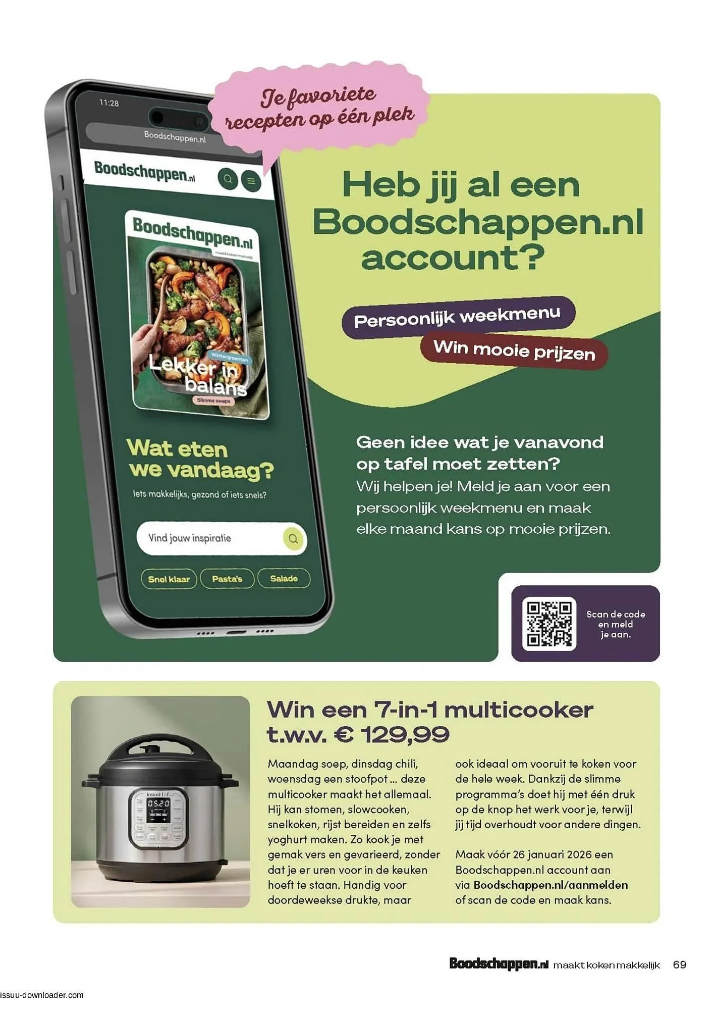 Boodschappen folder van 1 januari tot 31 januari 2026 - Folder pagina 69