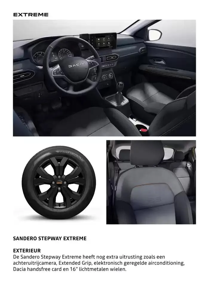 Dacia Sandero Stepway  van 28 november tot 30 juni 2025 - Folder pagina 13