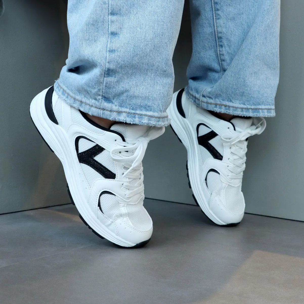 SHOECOLATE Wendy Wit/Zwart Dames