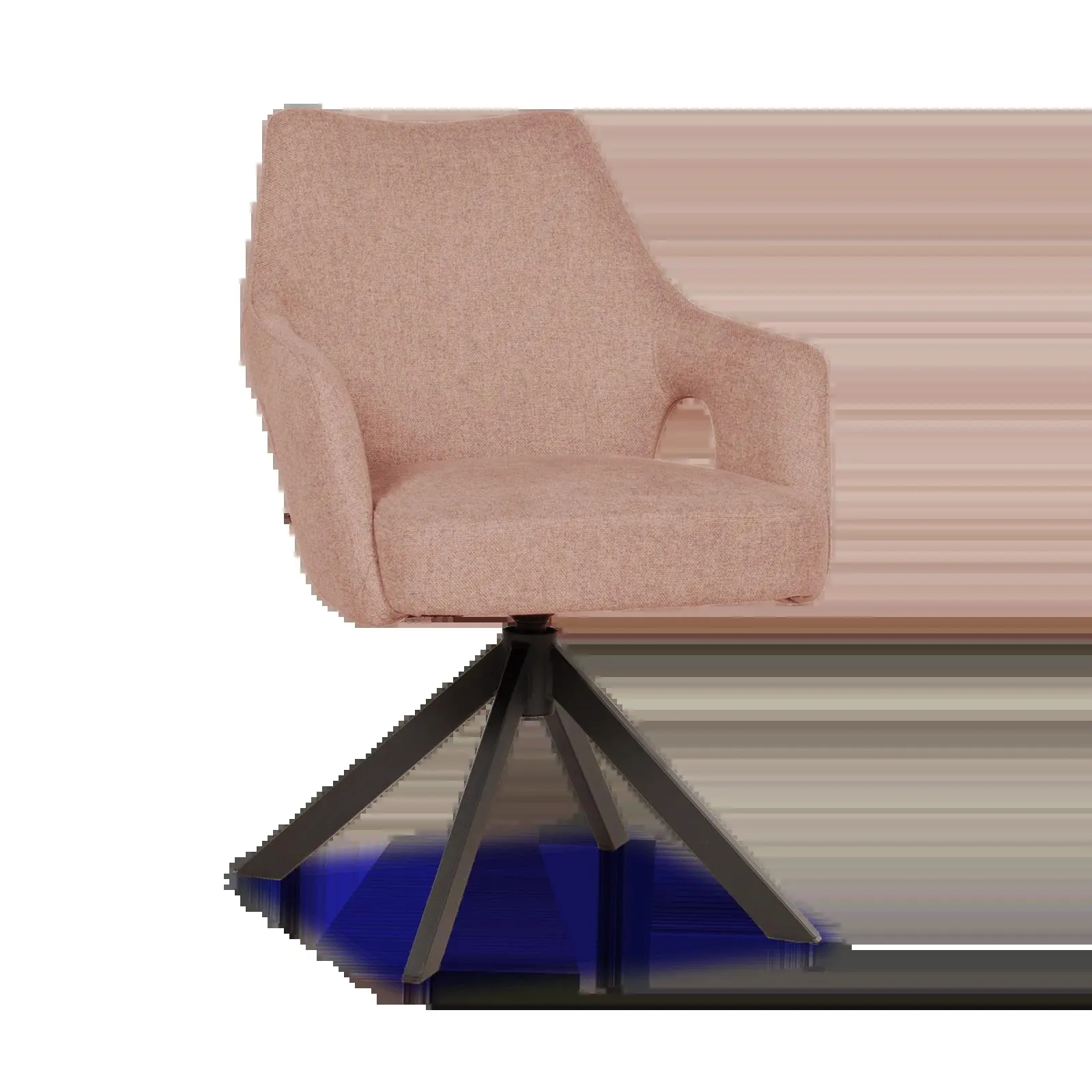 Armstoel Carita (draaibaar) - Soho Blush (OP=OP)