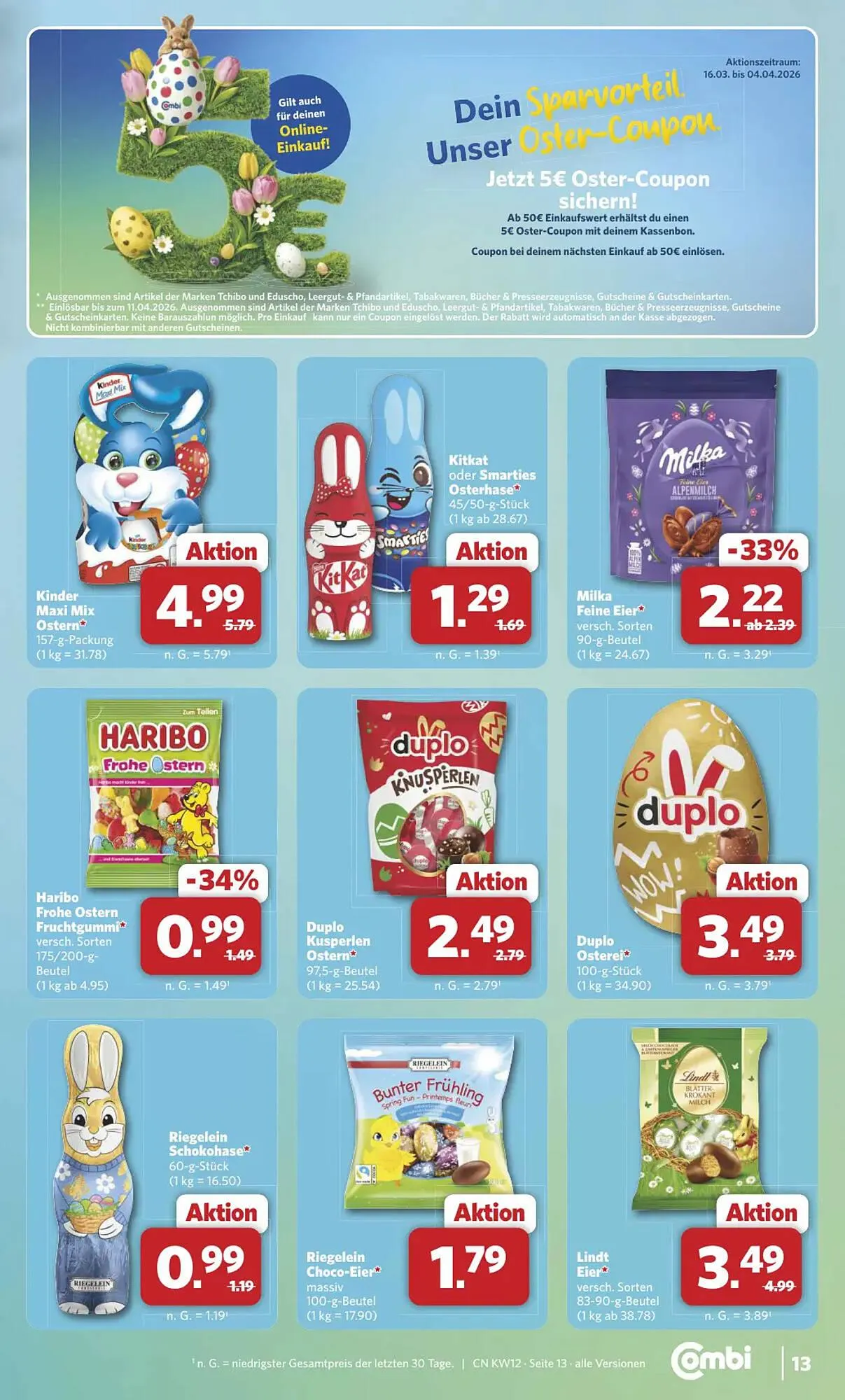 Combi Markt DE folder van 16 maart tot 21 maart 2026 - Folder pagina 13