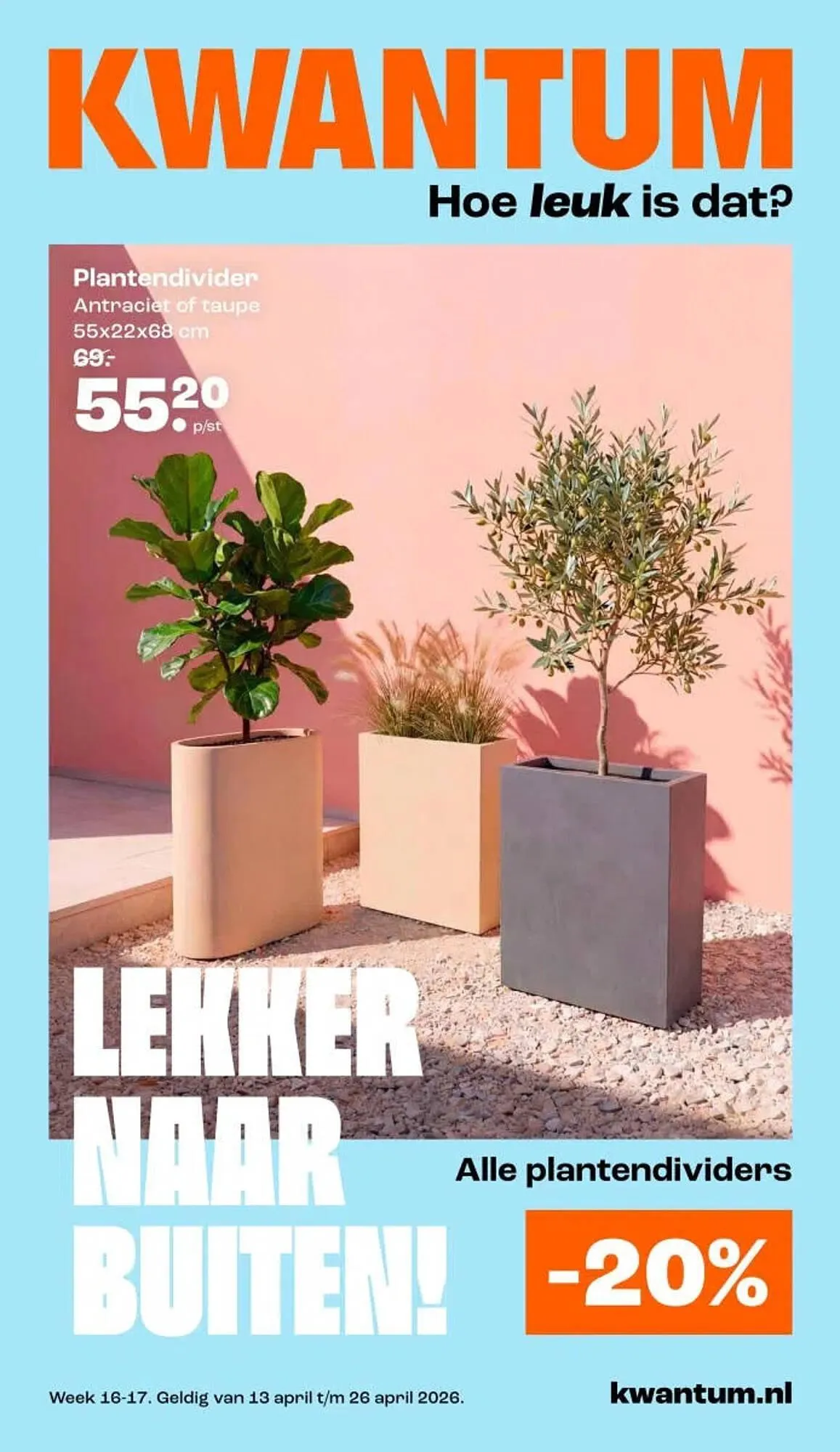 Kwantum folder van 13 april tot 26 april 2026 - Folder pagina 1