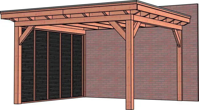 Trendhout Aanbouwveranda Lucca 52.1001