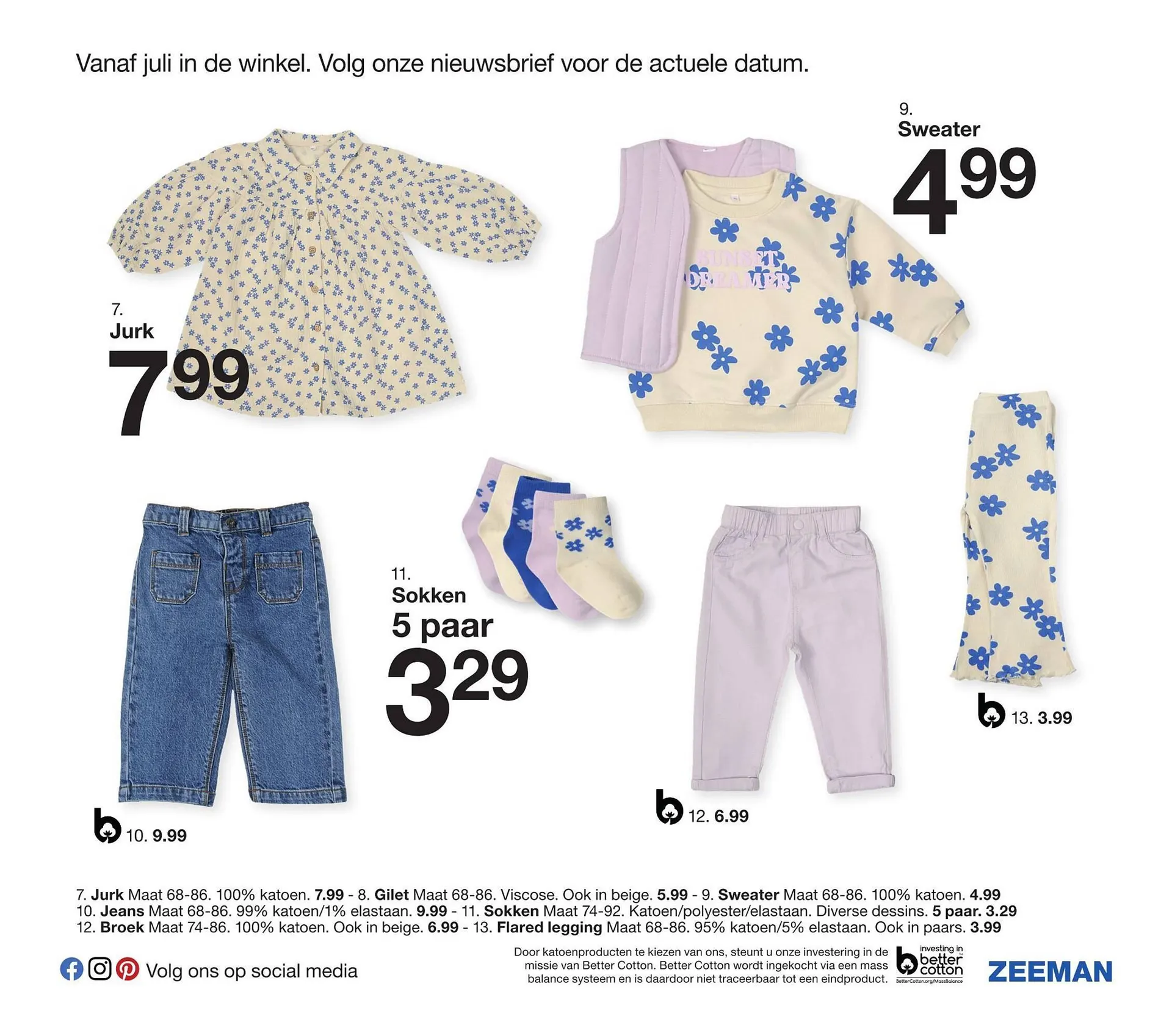 Zeeman baby folder van 29 juli tot 22 december 2024 - Folder pagina 23